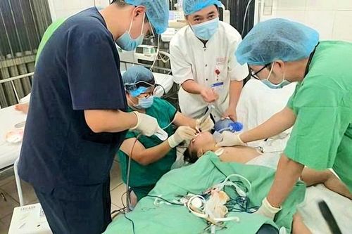 Cứu sống bé gái 3 tuổi nguy kịch do sặc hạt hướng dương