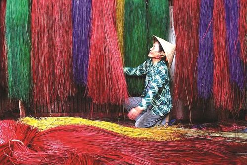 Chiếu hoa khăn gấm Xuân về