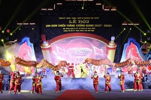 Nhiều hoạt động ý nghĩa tại Lễ hội 599 năm Chiến thắng Xương Giang
