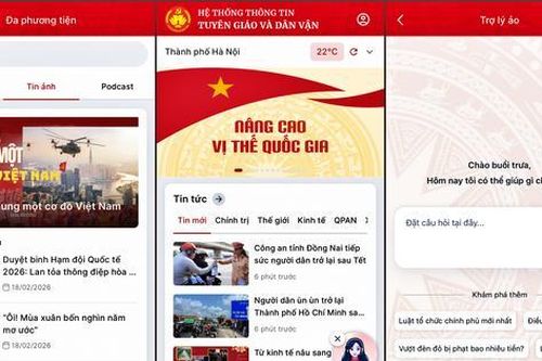 Ứng dụng TGDV - Hệ thống thông tin đầy đủ, chính xác về Tuyên giáo và Dân vận