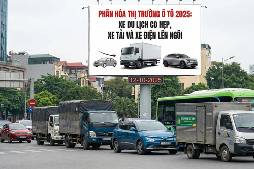Phân hóa thị trường ô tô 2025: Phân khúc xe du lịch co hẹp, 'ngôi vương' lợi nhuận gọi tên xe tải và xe điện
