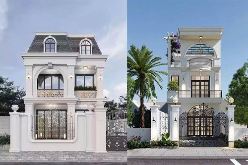 Nguyên tắc vàng trong thiết kế nhà phố tân cổ điển