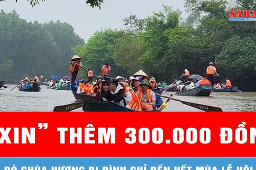 2 lái đò chùa Hương bị đình chỉ đến hết mùa lễ hội