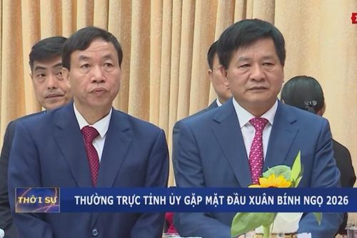 Thường trực Tỉnh ủy gặp mặt đầu xuân Bính Ngọ 2026