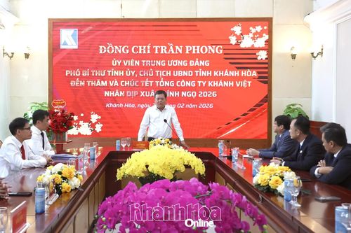 Chủ tịch UBND tỉnh Trần Phong thăm, động viên doanh nghiệp nhân dịp đầu xuân
