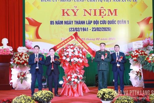 Kỷ niệm 85 năm Ngày thành lập Đội Cứu quốc quân 1