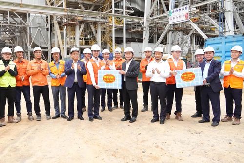 Đồng chí Bí thư Tỉnh ủy thăm, kiểm tra tình hình triển khai dự án Nhà máy Nhiệt điện Quảng Trạch I
