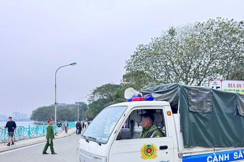 Công an phường Tây Hồ quyết liệt bảo đảm an toàn giao thông và an ninh trật tự đầu năm