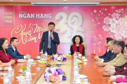 Phó Thống đốc NHNN Phạm Thanh Hà thăm và chúc Tết Xuân Bính Ngọ tại Thời báo Ngân hàng