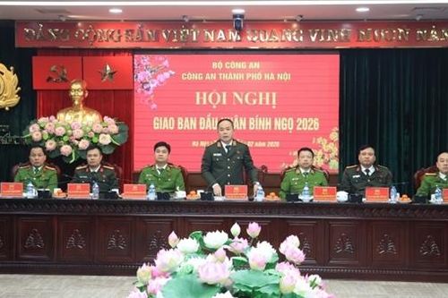 Công an TP Hà Nội đảm bảo tuyệt đối an ninh, an toàn dịp Tết Nguyên đán Bính Ngọ 2026