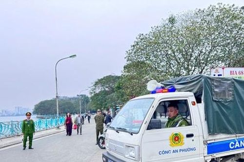 Công an phường Tây Hồ giữ vững trật tự đô thị và an ninh địa bàn ngay từ đầu năm