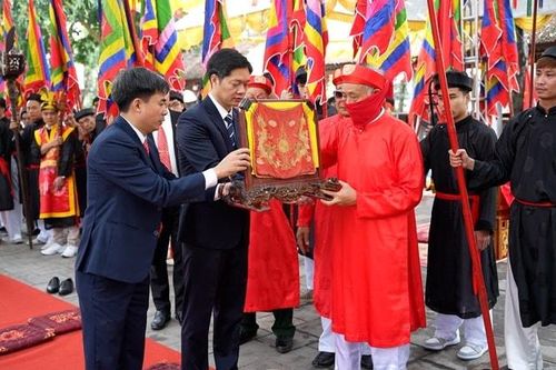 Độc đáo Lễ rước văn xuân Bính Ngọ 2026 làng Dương Liễu
