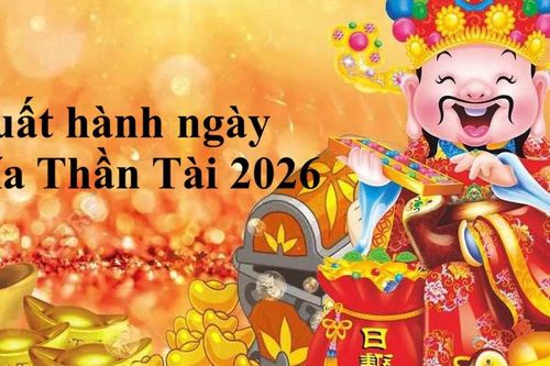 Chọn giờ xuất hành đẹp ngày Tết Thần Tài Bính Ngọ 2026 để thu hút tài lộc