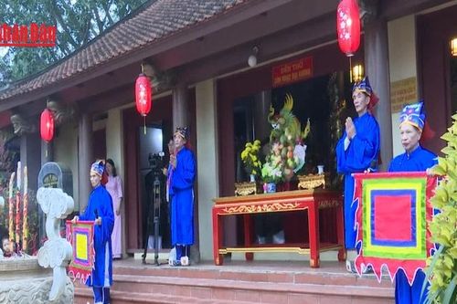 Khai hội Đền Chu Hưng tại xã Hạ Hòa, tỉnh Phú Thọ