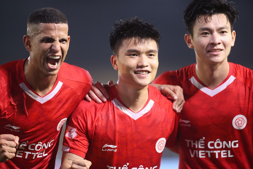 Thể Công-Viettel thắng đương kim vô địch V-League trong trận khai Xuân