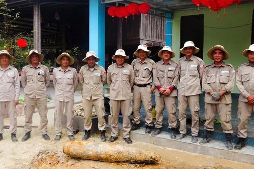 Phát hiện bom 'khủng' ở Quảng Trị