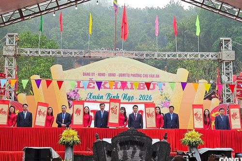 Hải Phòng: Khai bút Xuân Bính Ngọ 2026 tại phường Chu Văn An