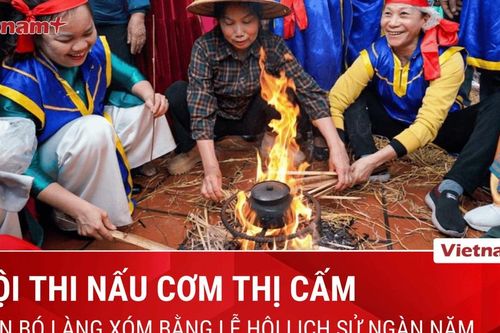 Hà Nội: Đội mưa thi nấu cơm, lưu giữ truyền thống đánh giặc từ ngàn đời xưa