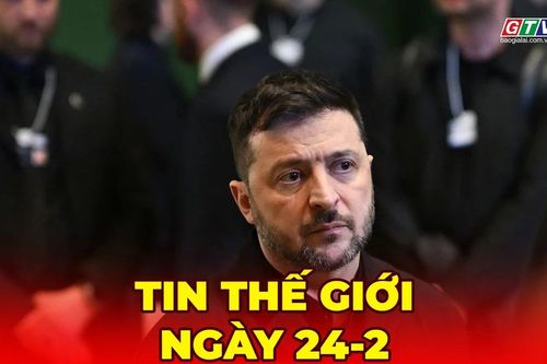 Tin thế giới ngày 24-2: Ukraine sau 4 năm chiến sự: Bế tắc trên chiến trường, xa vời trên bàn đàm phán