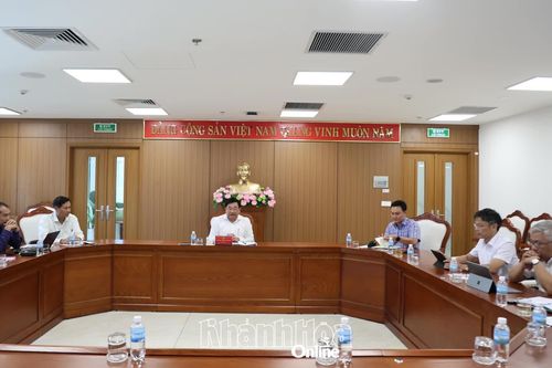 Phó Chủ tịch UBND tỉnh Trịnh Minh Hoàng thẩm định dự án điện