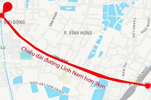 Dự án mở rộng đường Lĩnh Nam: Phấn đấu hoàn thành và đưa vào khai thác cuối năm 2026