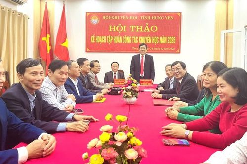 Hội Khuyến học tỉnh Hưng Yên: Triển khai kế hoạch tập huấn 2026 và góp ý Đề án sắp xếp hội quần chúng
