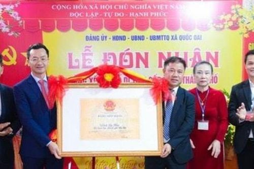 Đình Sài Khê đón nhận Bằng xếp hạng di tích cấp thành phố