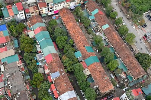 Hà Nội: Hiện trạng khu tập thể 50 năm tuổi chuẩn bị được phá dỡ để xây chung cư cao 34 tầng ở Hà Đông