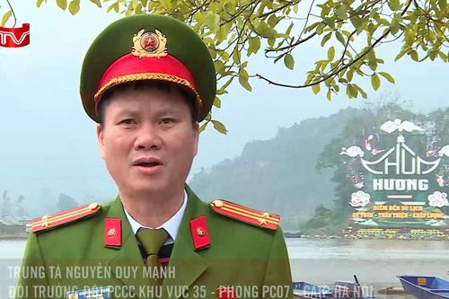 Bảo đảm an toàn PCCC tại lễ hội chùa Hương