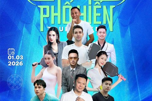 Giải pickleball Phố Hiến Tournament 2026 có tiền thưởng 'khủng', quy tụ dàn khách mời nổi tiếng
