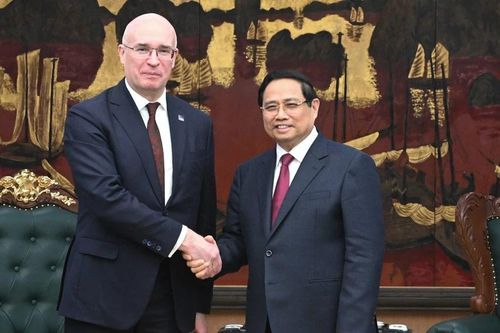 Thủ tướng Phạm Minh Chính tiếp Tổng Giám đốc Hãng thông tấn TASS (Liên bang Nga)