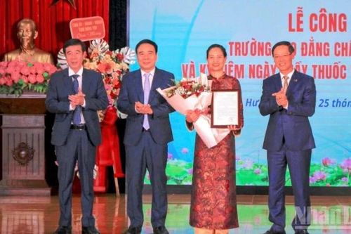 Trường cao đẳng Y tế Thái Bình được công nhận đạt chuẩn chất lượng cao toàn quốc