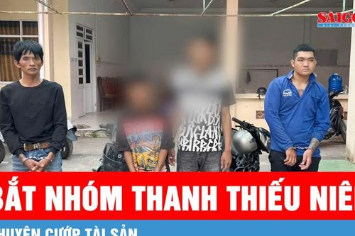 An Giang: Bắt nhóm thanh thiếu niên chuyên cướp tài sản