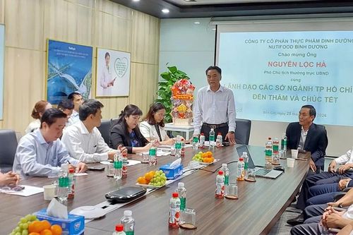 Lãnh đạo TPHCM thăm, chúc tết doanh nghiệp đầu năm