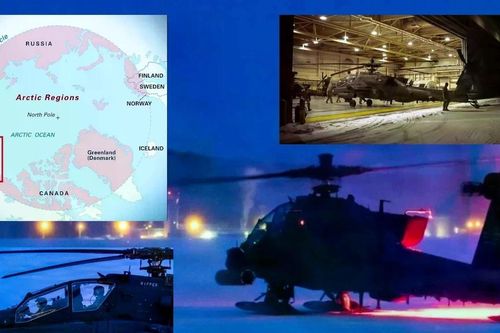Mỹ thử nghiệm trực thăng Apache AH-64E trong điều kiện Bắc Cực khắc nghiệt