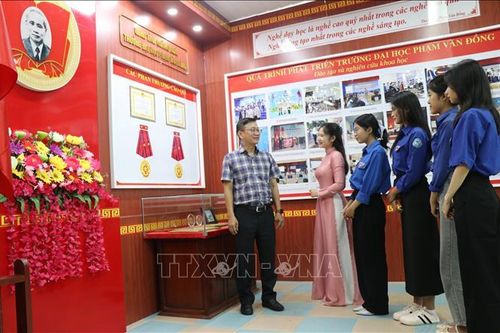 Tiếp bước truyền thống ở ngôi trường mang tên Thủ tướng Phạm Văn Đồng