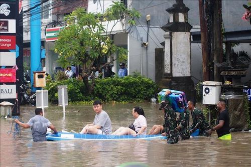 Indonesia ban bố cảnh báo đỏ về mưa lũ tại Bali