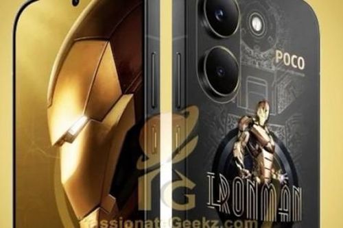POCO X8 Pro Iron Man Edition lộ diện với thiết kế siêu anh hùng, cấu hình 'khủng'