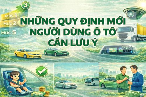 Những quy định mới, người dùng ô tô năm 2026 cần lưu ý