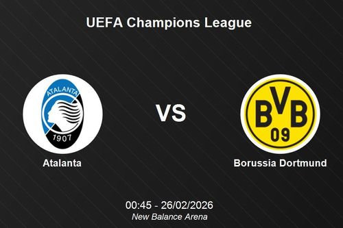 Nhận định Atalanta vs Borussia Dortmund - Vòng bảng UEFA Champions League