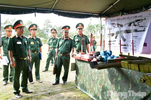 Đồng Tháp: Hội thi công tác chuẩn bị huấn luyện năm 2026