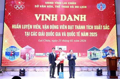 Vinh danh huấn luyện viên, vận động viên đạt thành tích xuất sắc tại các giải quốc gia và quốc tế năm 2025