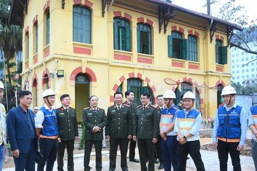 Thứ trưởng Đặng Hồng Đức kiểm tra các dự án trọng điểm của Bộ Công an tại Hà Nội