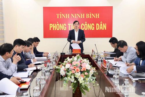 Đồng chí Trưởng Ban Nội chính Tỉnh ủy chủ trì phiên tiếp công dân định kỳ tháng 2/2026