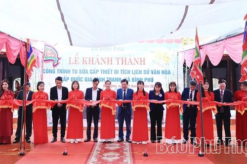 Khánh thành công trình tu sửa Di tích lịch sử văn hóa cấp quốc gia Đình Tranh