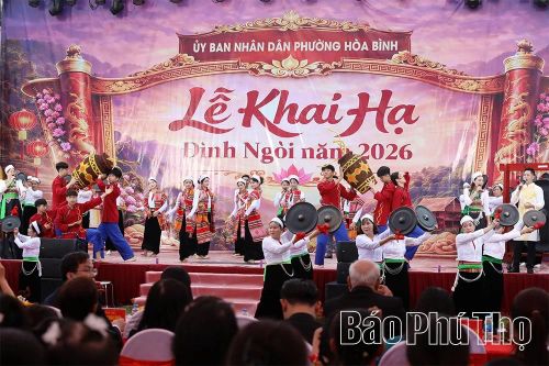 Đặc sắc Lễ Khai hạ Đình Ngòi, phường Hòa Bình