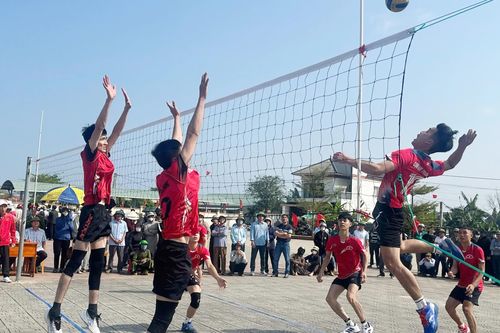 Xã Nam Trạch: Tổ chức giải bóng chuyền mừng Đảng, mừng Xuân Bính Ngọ 2026