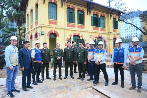 Thứ trưởng Đặng Hồng Đức kiểm tra tiến độ các dự án xây dựng của Bộ Công an