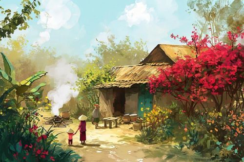 Mùa xuân làng quê và mỹ học dân gian trong bài thơ 'Xuân về' của Nguyễn Bính