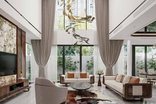 Những mẫu phòng khách thông tầng hiện đại đáng tham khảo